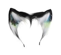 Vdaxvme Serre-tête avec oreilles pour femmes et filles - À porter au quotidien - Accessoires pour cheveux - Pour Halloween, fête costumée