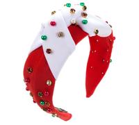 Vdaxvme Serre-tête de Noël délicat avec perles et perles pour femme et adolescente