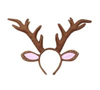 Vdaxvme Serre-tête de Noël en forme de bois de renne pour adulte et adolescent, carnaval, fête, bal de fin d'année, cosplay