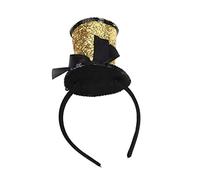 Vdaxvme Serre-tête décoratif en forme de chapeau haut-de-forme - Support pour cheveux - Pour fête de Noël - Pour tous les bandeaux de Noël - Pour femmes et filles