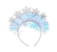 Vdaxvme Serre-tête en forme de flocon de neige pour adultes et adolescents, pour carnaval, fête, bal de fin d'année, cosplay