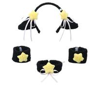 Vdaxvme Serre-tête en peluche avec oreilles de mouton - Accessoire de déguisement - Accessoire de déguisement - Pour fête d'Halloween