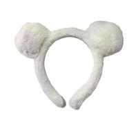 Vdaxvme Serre-tête en peluche en forme d'oreille d'ours pour adultes et adolescents - Pour maquillage, diffusion en direct, cosplay, Nouvel An