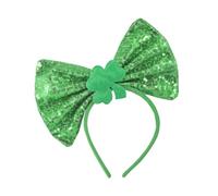 Vdaxvme Serre-tête irlandais pour la fête de la patricks - Vert vif - Accessoire pour cheveux