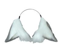 Vdaxvme Serre-tête pliable en peluche avec oreilles de soubrette pour cosplay, Halloween, fête - Pour femme - Bande dessinée