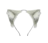 Vdaxvme Serre-tête réglable en peluche avec oreilles de chat en peluche pour fêtes costumées, jeux de rôle, Halloween, bal masqué, fête - Serre-tête en peluche avec oreilles de chats en peluche avec