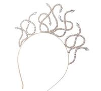 Vdaxvme Serre-tête serpent doré - Accessoire de cosplay - Accessoire photo cool