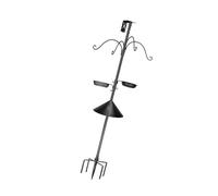 Vdaxvme Sourcingmap Support pour oiseaux en métal avec fixations amovibles Vert 19 mm