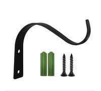 Vdaxvme Support mural pliable en forme de S pour pot de fleurs - 11,4 cm - Support en fer pour balcon - Décoration murale