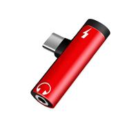 Vdaxvme Type double fonction Create vers 3 5 mm Sound Link avec port de charge Mélange d'aluminium Plan dense Accord mondial pour smartphones Type double fonction Créer un casque Connexion d'appareil