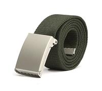 VDCVADKYE Ceinture tressée élastique, Ceinture tactique unisexe en toile tressée de nylon, 3,8 cm large, multicolore, 90-150(Army Green,100)