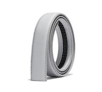 VDCVADKYE Ceinture tressée élastique, Ceinture unisexe en cuir avec boucle automatique, multicolore, 105-120 cm, 2,4-3,5(3.5 Cm Grey,115)