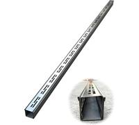 VDCVADKYE Couvercles de Drainage rectangulaires pour l'extér Kit de Drainage en Acier Inoxydable 304, Argent, Longueur 100 cm, Plusieurs Tailles(20x5cm/7.9x2in)