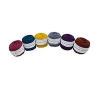 VDCVADKYE Fil Chenille épais, 6 pelotes de 95 g Fil à Tricoter, 8 brins, épaisseur 5 mm, 100 m par pelote(H,200g/roll)