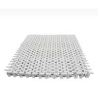 VDCVADKYE Grille de Drainage pour Piscine, Grilles de Drainage et de débordement de Piscine Blanches, Largeur 18-30 cm(25cm)