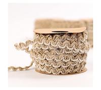 VDCVADKYE Ligne de procédé, Corde Artisanale en Toile de Jute, Chanvre, Coton, macramé, 5 mètres, Multicolore(Gun Metal)