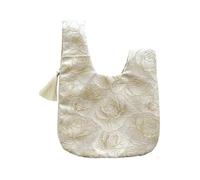 VDCVADKYE Sac à Main à Nouer au Poignet, Littérature et Art Loisirs Hand Zero Portefeuille Promenade Rangement for Fête, Mariage, Voyage(Champagne)