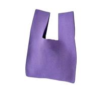 VDCVADKYE Sac à Main à Nouer au Poignet, Sac fourre-Tout Large et décontracté for Femme, réutilisable, idéal for Les fêtes, Mariages Voyages(Purple)