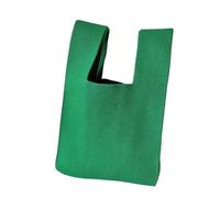 VDCVADKYE Sac à Main à Nouer au Poignet, Sac fourre-Tout Large et décontracté for Femme, réutilisable, idéal for Les fêtes, Mariages Voyages(Green)