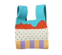 VDCVADKYE Sac à Main à Nouer au Poignet, Sacs de Courses réutilisables for Femmes, Mini Sac à Main avec nœud, for fêtes, Mariages et Voyages(Cloor 05)