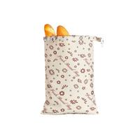 VDCVADKYE Sacs de Conservation réutilisables à Cordon, Sac de Rangement Pain en Lin avec Fermeture éclair et Fermoir Forme L Multicolore réutilisable sans Plastique(G)