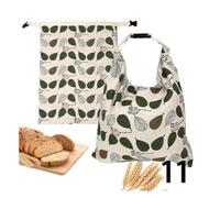 VDCVADKYE Sacs de Conservation réutilisables à Cordon, Sac de Rangement Pain en Lin, Fermeture éclair Forme L, Fermoir à Cordon Multicolore réutilisable Plastique Gratuit(J)