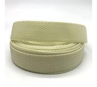 VDCVADKYE Sangle en coton, Sangle en toile de 25 mm largeur, 5 yards (4,4 m) polyester et nylon multicolore(Cream)