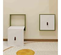 VDCVADKYE Tabouret de Salle de Bain Pliant, Tabouret à Langer Mural Pliable et Peu encombrant, Multicolore(White1)