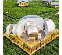 VDCVADKYE Tente à Bulles Gonflable Transparente, Tente dôme Gonflable Transparente à Bulles 4 m 5 m 6 m(5m)