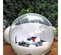 VDCVADKYE Tente à Bulles Gonflable Transparente, Tente dôme Gonflable Transparente Portable avec soufflerie d'air (4 à 6 m)(5m)