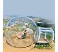 VDCVADKYE Tente à Bulles Gonflable Transparente, Tente Gonflable à Bulles en PVC Transparente 4 m/5 m avec souffleur for Camping extérieur et intérieur(A,4M)