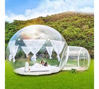 VDCVADKYE Tente à Bulles Gonflable Transparente, Tente Gonflable à Bulles, Tunnel, for Camping, intérieur ou extérieur, Transparente, 3 à 5 m, Lot de 2
