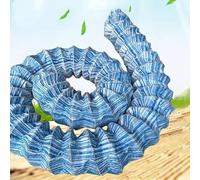 VDCVADKYE Tuyau de Drainage Souterrain Flexible, Tuyau de Drainage français 3 Pouces avec Tissu Non tissé, Plusieurs Longueurs(118ft(36m))