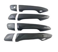 VDCXSE Poignée porte extérieure Couvercle De Poignée Porte En Carbone Noir Brillant, Autocollants Voiture, Accessoires, Pour RX350 RX270 RX450h IS200t IS250 IS300 IS350 2010 - 2025