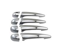 VDCXSE Poignée porte extérieure Couvercle De Poignée Porte Voiture, Accessoires Pour Série 3 E46 330Ci, Autocollants En Argent, Mise À Niveau Style, Modification