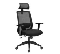 VDD - Chaise de Bureau - Ergonomique - basculante - Noire