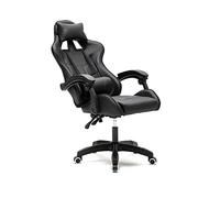 VDD Chaise Gaming Cyclone Ados - Chaise de Bureau - Chaise Gaming Racing - Noir