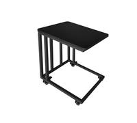 VDD - Table d'appoint - Mobile - sur roulettes - Noir - Bois