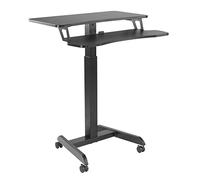 VDD Table d'ordinateur Portable de Bureau Assis-Debout - Mobile - réglable en Hauteur