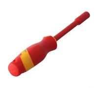 VDE Clé à douille isolée pour électriciens Outil de sécurité haute tension 4 mm, 5 mm, 5,5 mm, 6 mm, 7 mm, 8 mm, 9 mm, 10 mm, 11 mm, 12 mm, 13 mm, 14 mm (8 mm)