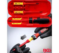 VDE coffret compact tournevis isolés pour électricien 8 en 1 + clés d'armoires