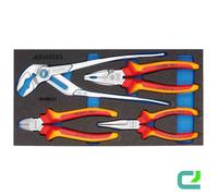 VDE Ensemble De Pinces Dans Module D'Outil Vérifié GEDORE 1500 CT1-VDE 142