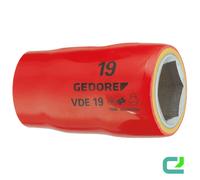 Vde-Steckschlüsseleinsatz 1/2 6-kant 19mm GEDORE VDE 19 19