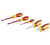 Vde Werkzeug-set Gemischt, 5-teilig (rot/gelb, Seitenschneider, Spitz