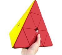 Vdealen Cube Magique Pyraminx - Puzzle Pyramide à Torsion Rapide et Lisse, Jouet de Voyage Idéal pour Enfants.