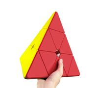 Vdealen Grand Cube Magique Pyramide Triangle Cube, Pyraminx Cube Magique de 27,5 cm pour débutants et utilisateurs confirmés