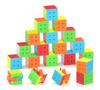 Vdealen Speed Cube Magique 3x3x3 Cube de Vitesse, 2.2 Pouce sans Autocollant Magic Cube pour Débutants et Utilisateurs Avancés, Cadeau pour Enfants Les Adolescents Adultes(20 Paquet)