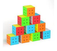 Vdealen Speed Cube Magique 3x3x3 Cube de Vitesse, 2.2 Pouce sans Autocollant Magic Cube pour Débutants et Utilisateurs Avancés, Cadeau pour Enfants Les Adolescents Adultes(10 Paquet)
