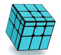 Vdealen Speed Cube Magique 3x3x3 Miroir Cube de Vitesse, Mirror Magic Cube Puzzle pour Débutants et Utilisateurs Avancés, Cadeau pour Enfants Les Adolescents Adultes