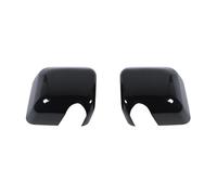 VDFNGFD Autocollant de garniture couverture décoration coque rétroviseur, Compatible avec Jeep Wrangler JK 2007 - 2017, accessoires extérieurs voiture(Black 2 PCS)